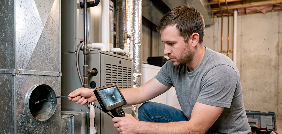 Air Duct Camera Inspection in Irving, TX