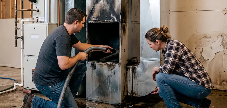 Fire and Flood Duct Restoration in Irving, TX