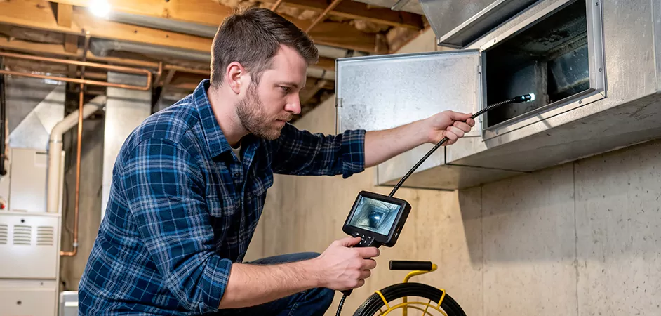 Post-Renovation Duct Inspection in Irving