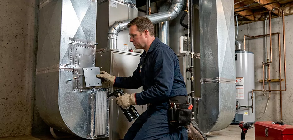 Supply and Return Plenum Repair in Irving
