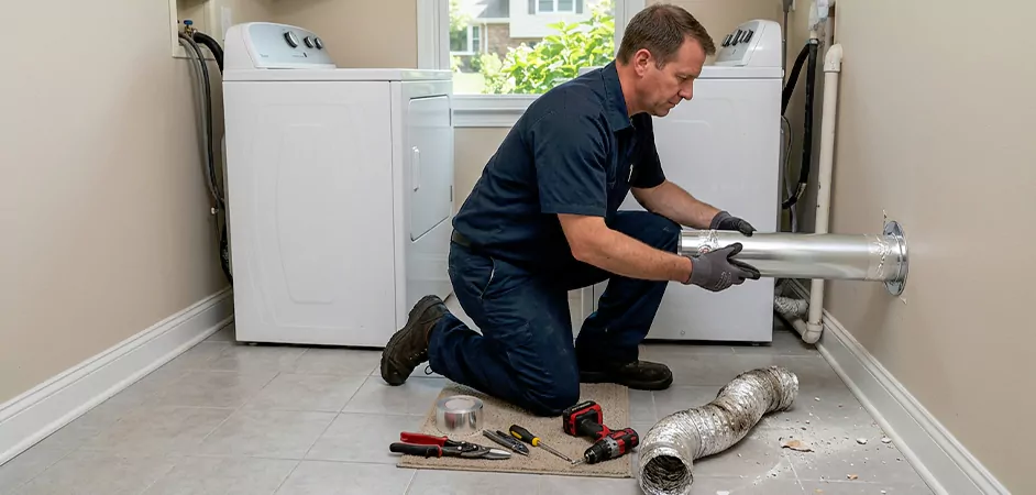 Dryer Vent Replacement in Irving