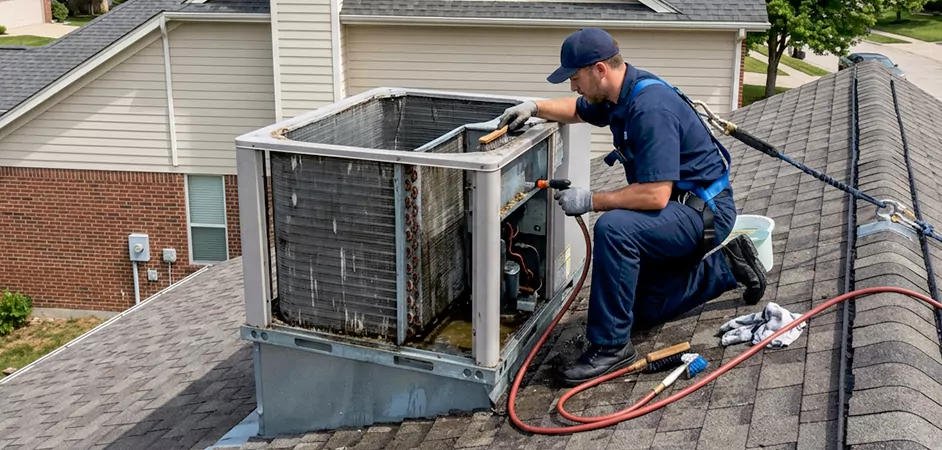 Rooftop Unit Cleaning in Irving