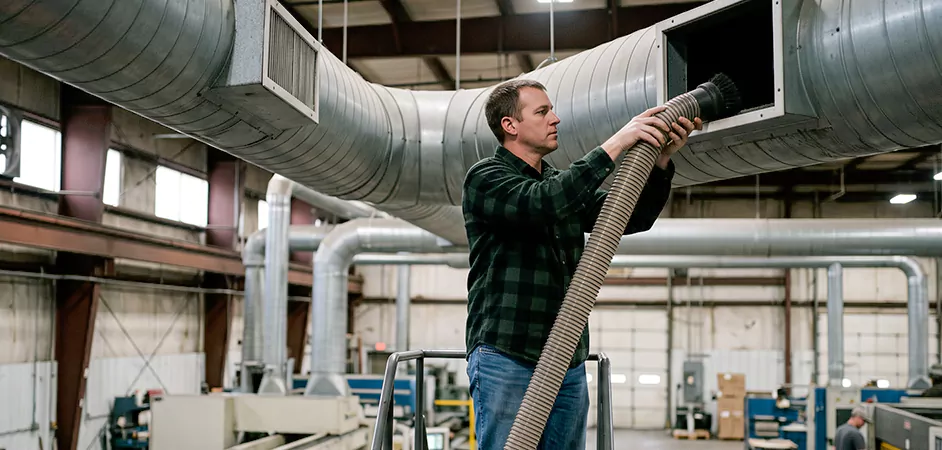 Post-Construction Duct Cleaning in Irving