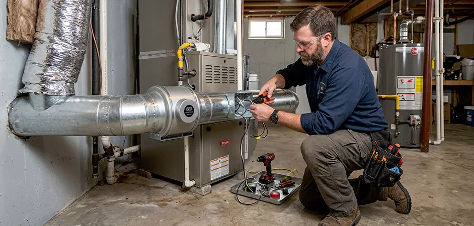 Booster Fan Installation in Irving