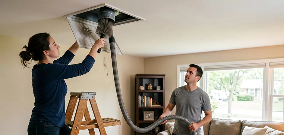 Roof and Wall Exhaust Cap Cleaning in Irving