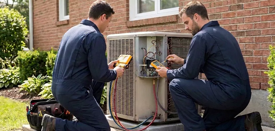 Heat Pump Inspection in Irving
