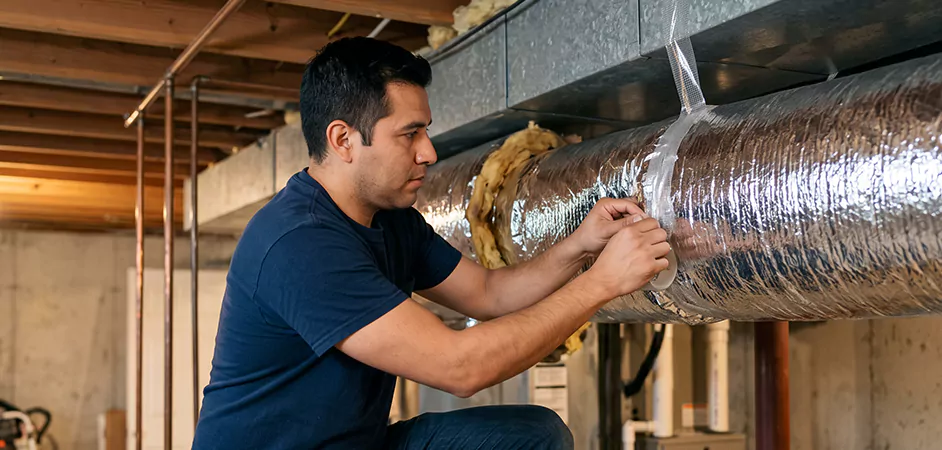 Duct Insulation Upgrade in Irving