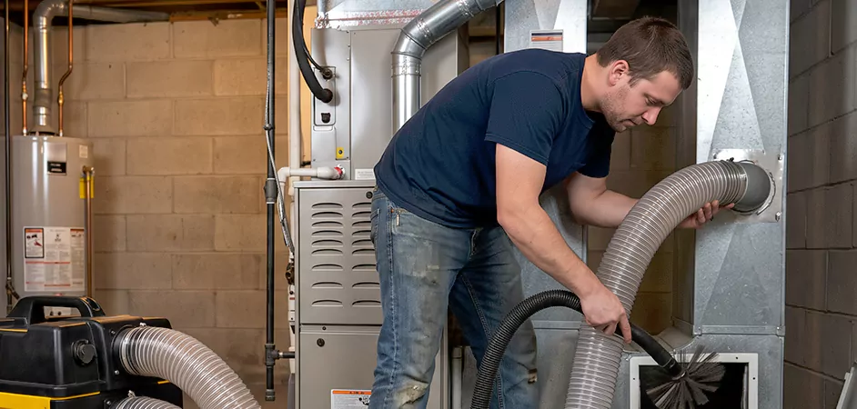 Negative Pressure Duct Cleaning for Large and Long Duct Systems in Irving